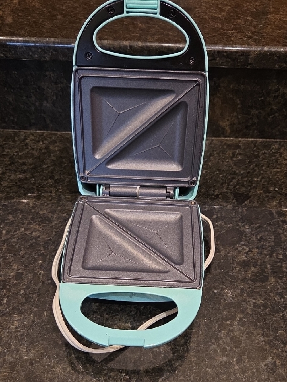 Nostalgia MyMini Grilled Sandwich Maker - Aqua Blue